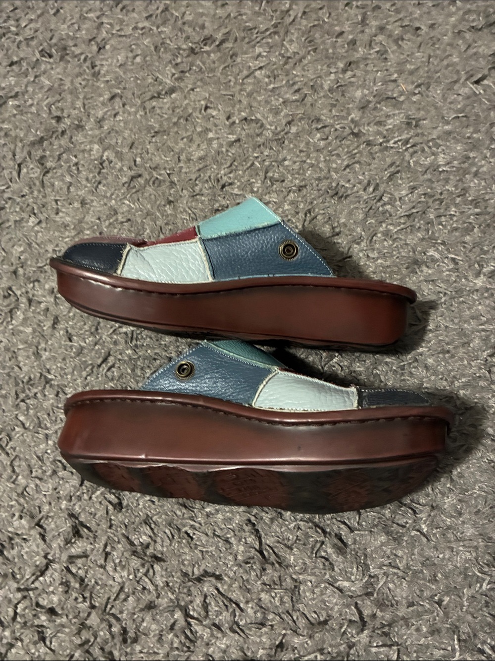 Spring step checkered sandals - Picture 2 of 8